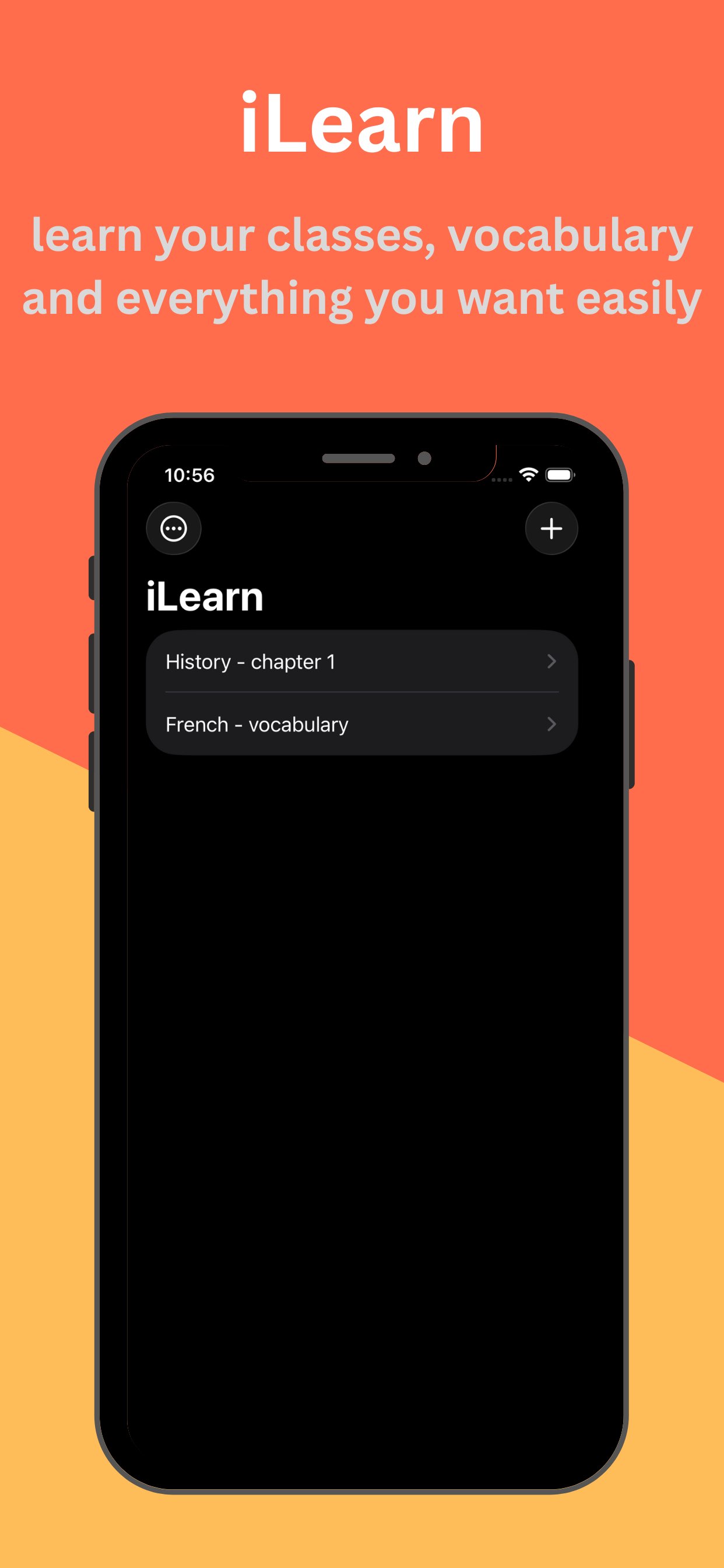 learn classes, vocabulary and everything you want easily