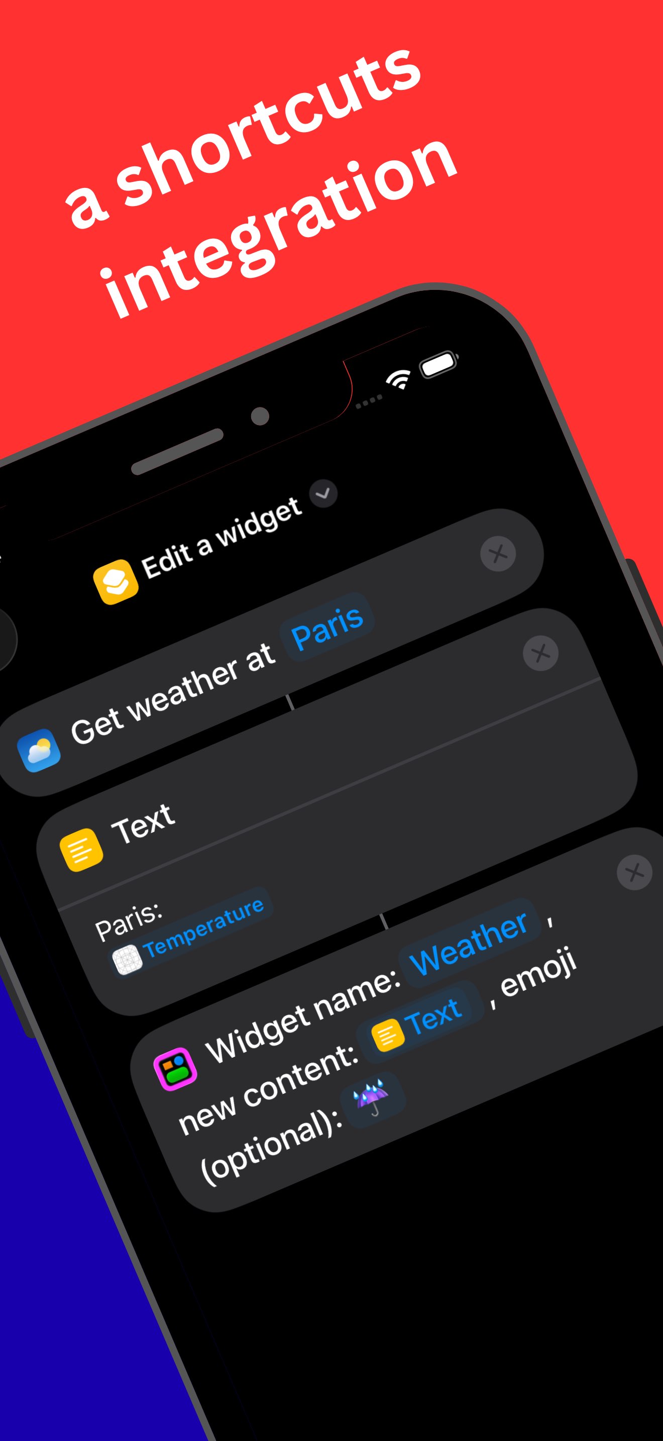 a shortcuts integration